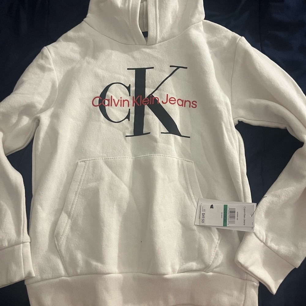 Calvin Klein/ tommy hilfiger 2 large sweater/rain jacket bundle